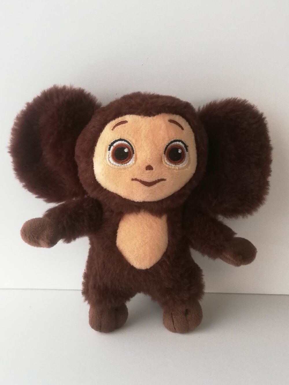 Cheburashka Plush Toy – 8" – Classic Russian Cartoon Character